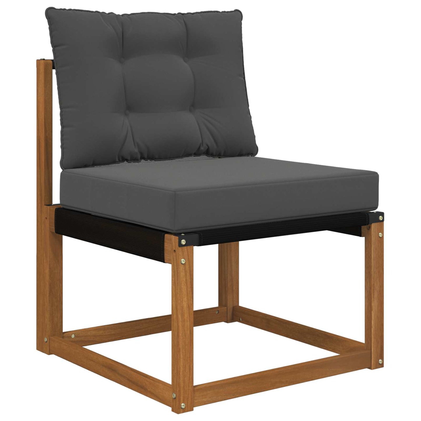 Udendørs Sofa Pude Polyester Antracit 60 x 50,5 cm