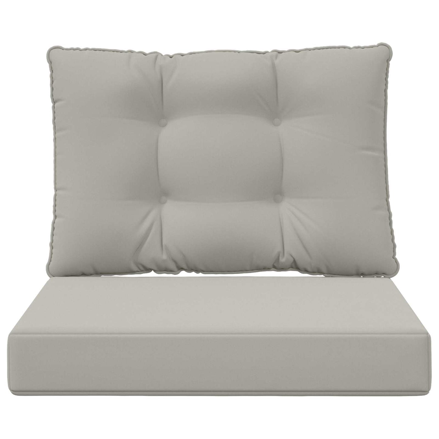 Udendørs Sofa Pude Polyester Grå 60 x 50,5 cm