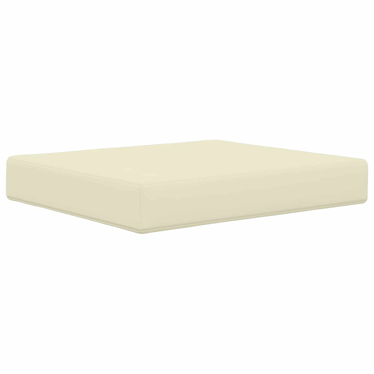 Udendørs Sofa Pude Polyester Cremefarvet 60 x 50,5 cm