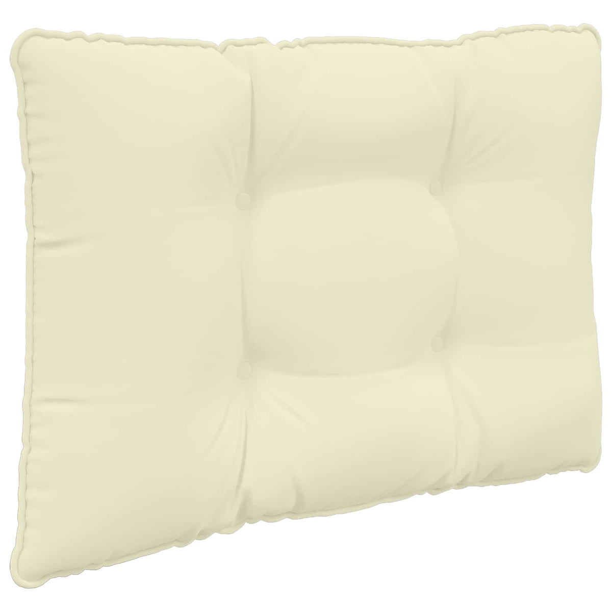 Udendørs Sofa Pude Polyester Cremefarvet 60 x 50,5 cm