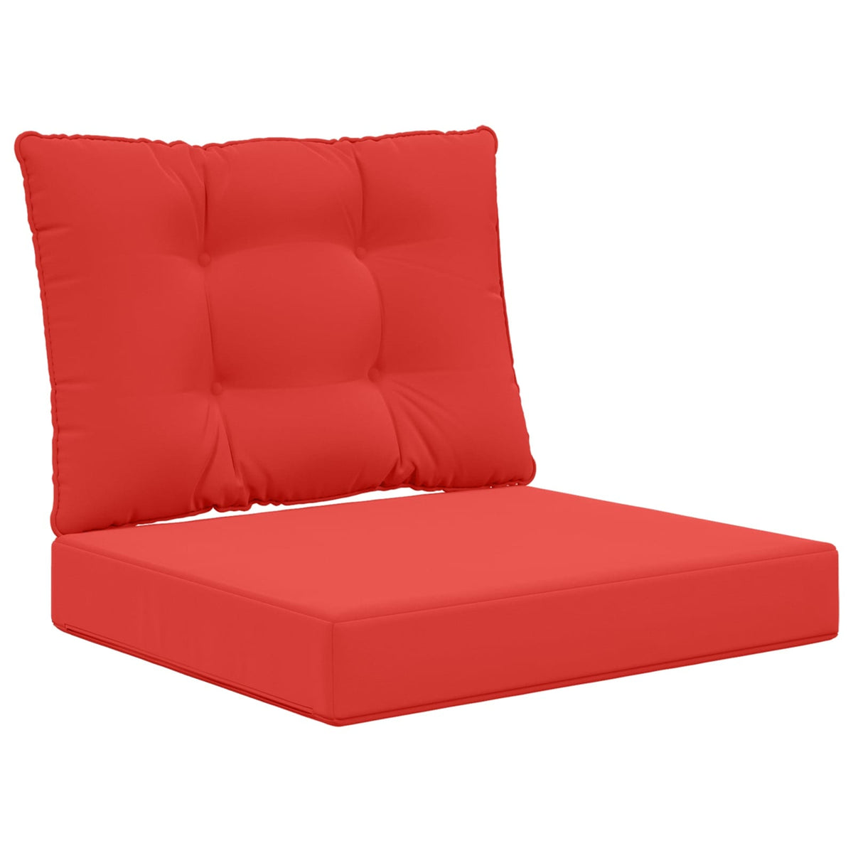 Udendørs Sofa Pude Polyester Rød 60 x 50,5 cm