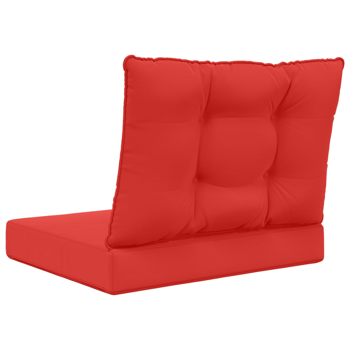 Udendørs Sofa Pude Polyester Rød 60 x 50,5 cm