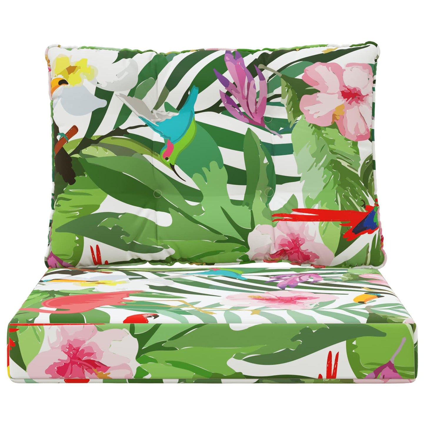 Udendørs Sofa Pude Polyester farverig 60 x 50,5 cm