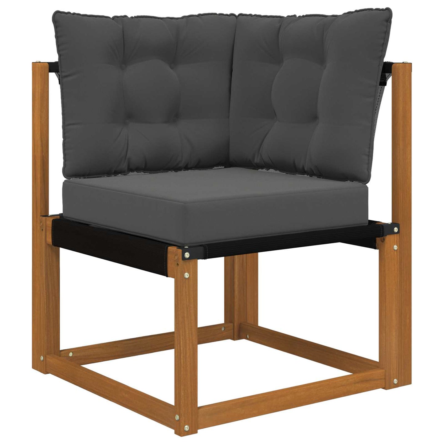 Udendørs Sofa Pude Polyester Antracit 50,5 x 50,5 cm
