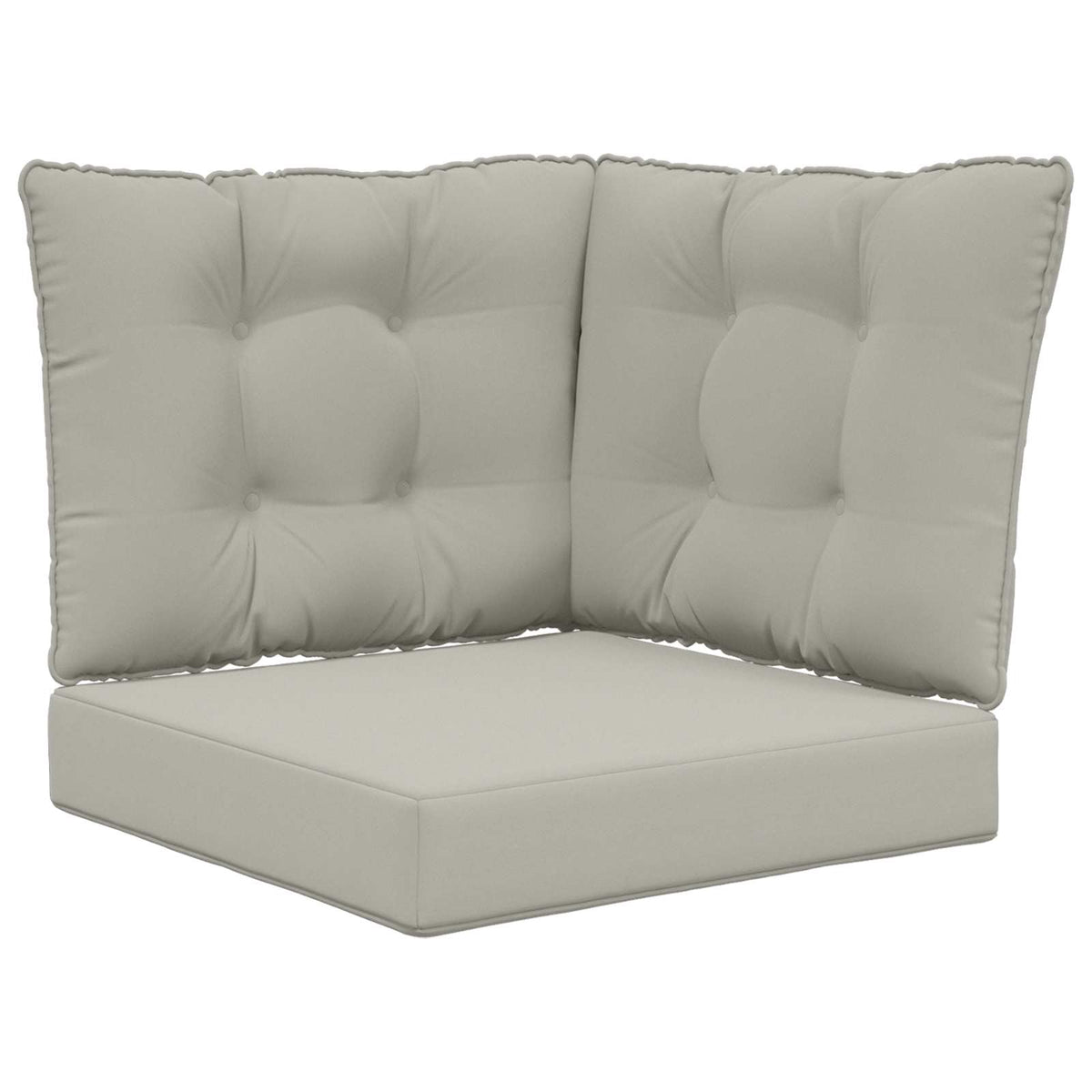 Udendørs Sofa Pude Polyester Grå 50,5 x 50,5 cm