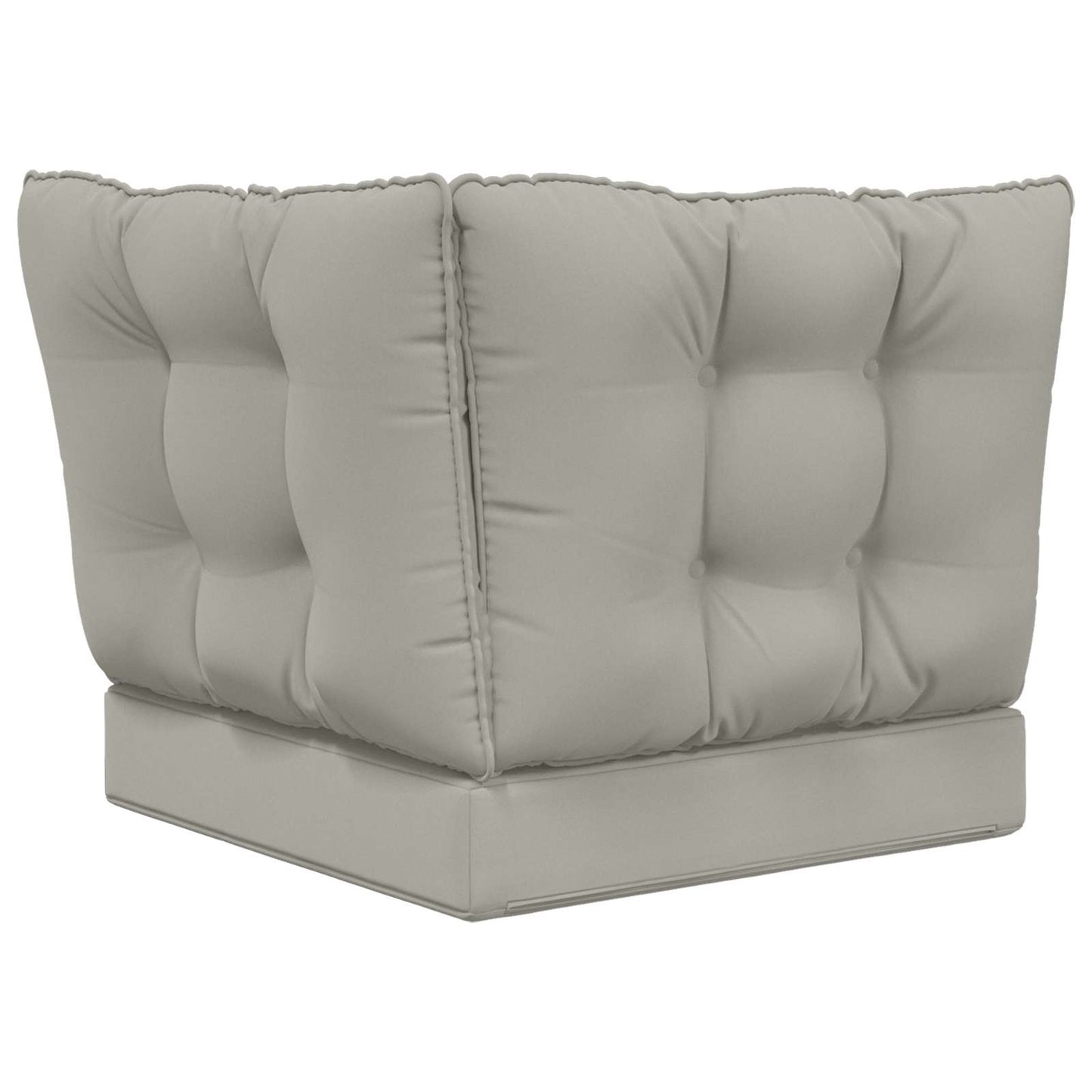 Udendørs Sofa Pude Polyester Grå 50,5 x 50,5 cm