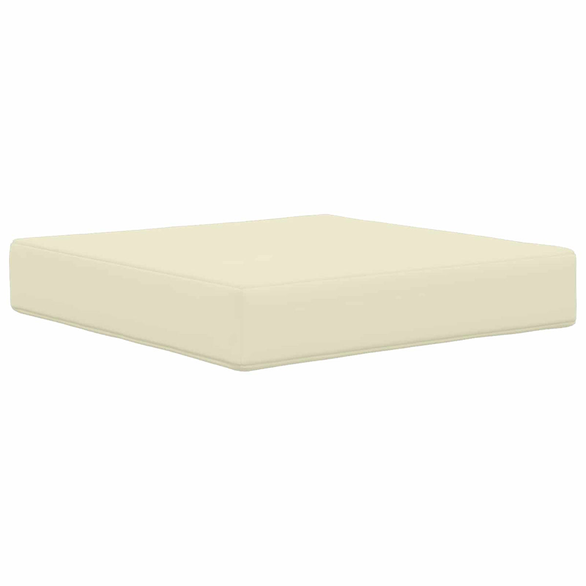 Udendørs Sofa Pude Polyester Cremefarvet 50,5 x 50,5 cm
