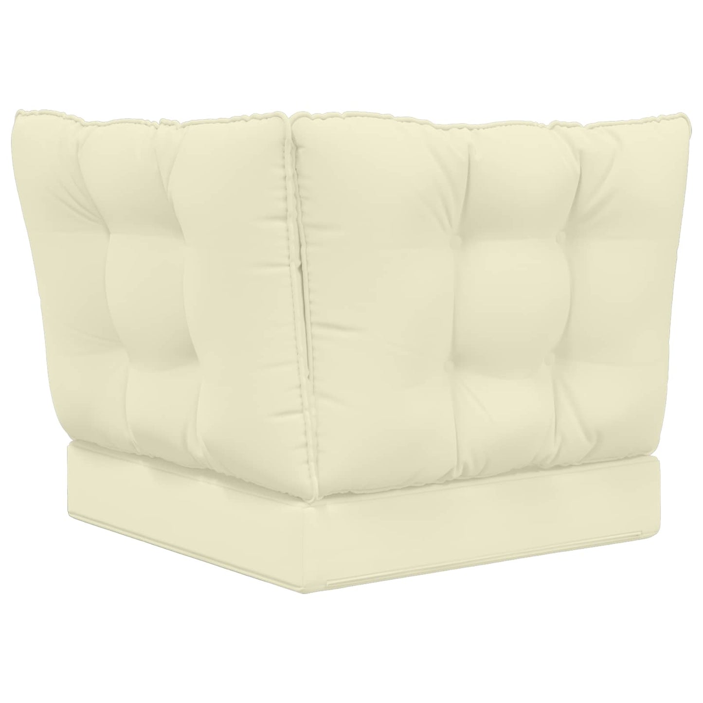Udendørs Sofa Pude Polyester Cremefarvet 50,5 x 50,5 cm