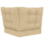 Udendørs Sofa Pude Polyester Beige 50,5 x 50,5 cm