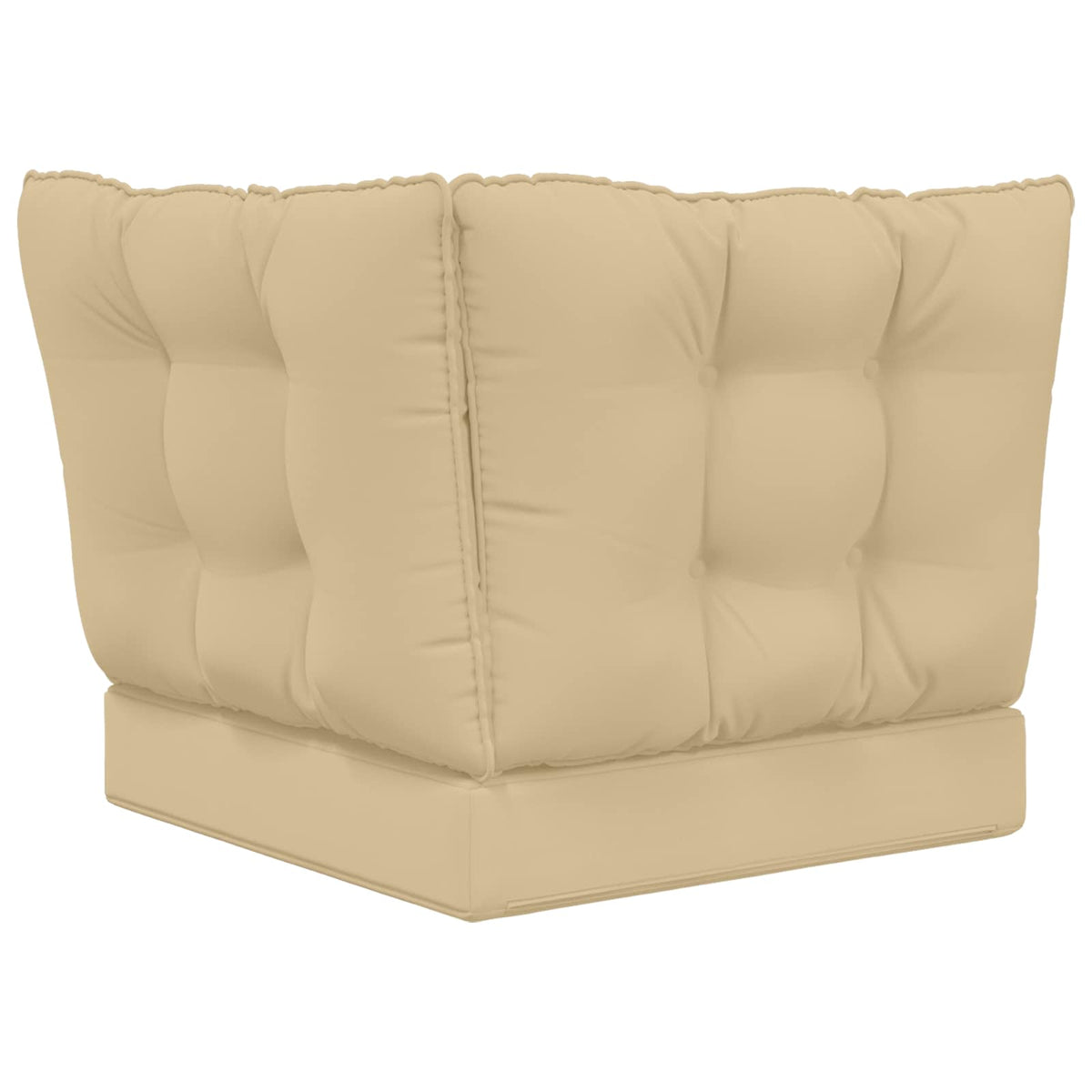Udendørs Sofa Pude Polyester Beige 50,5 x 50,5 cm