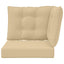 Udendørs Sofa Pude Polyester Beige 50,5 x 50,5 cm