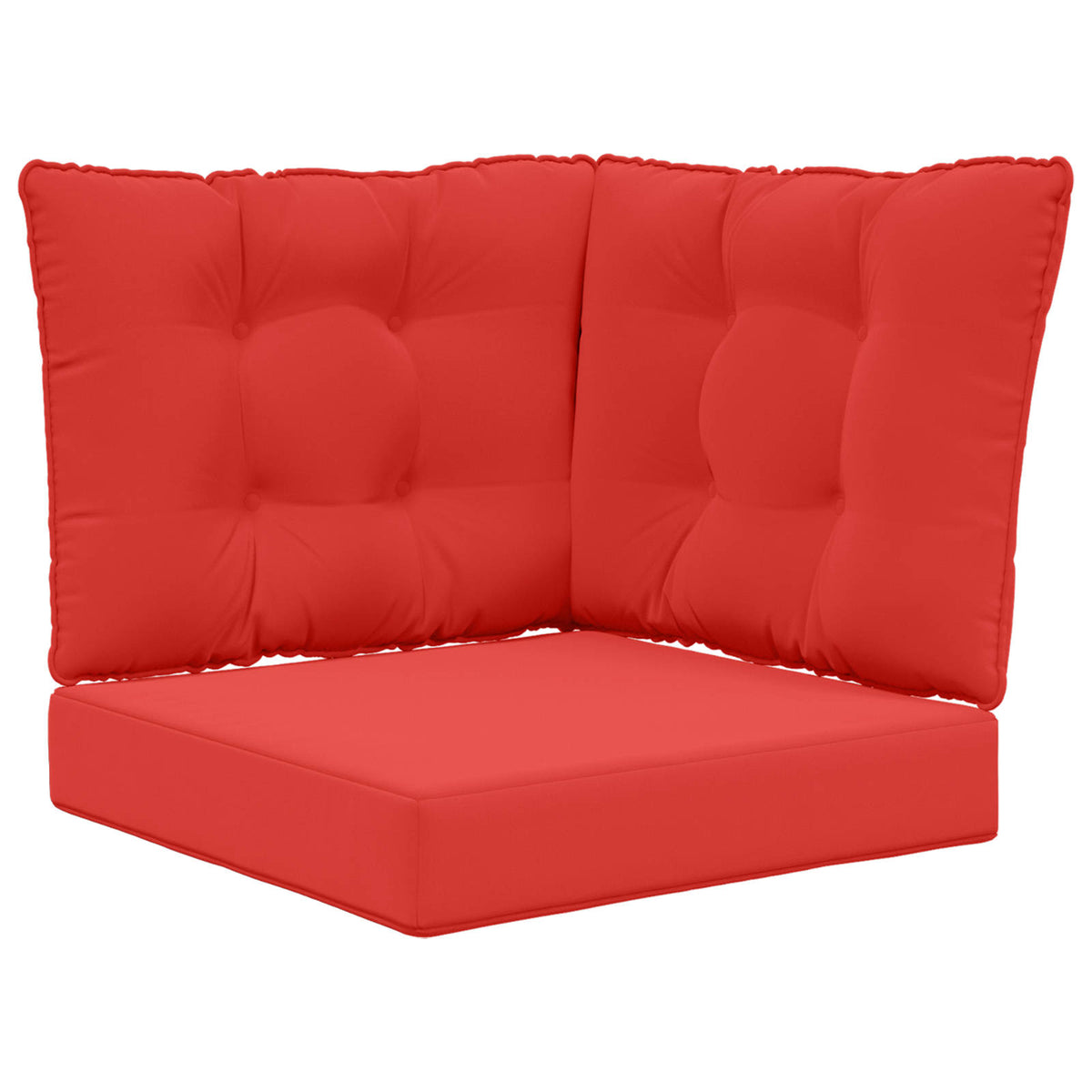 Udendørs Sofa Pude Polyester Rød 50,5 x 50,5 cm