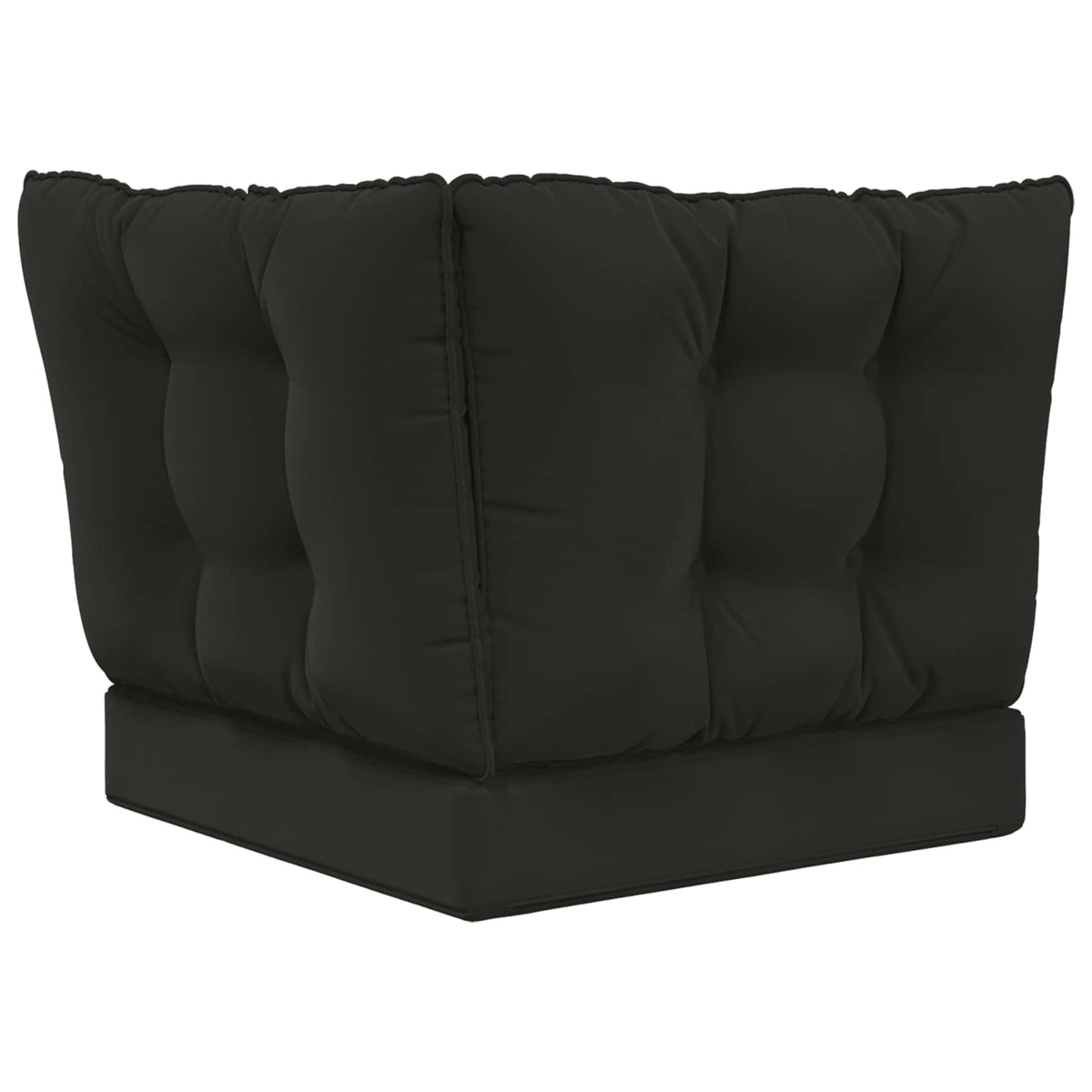 Udendørs Sofa Pude Polyester Sort 50,5 x 50,5 cm