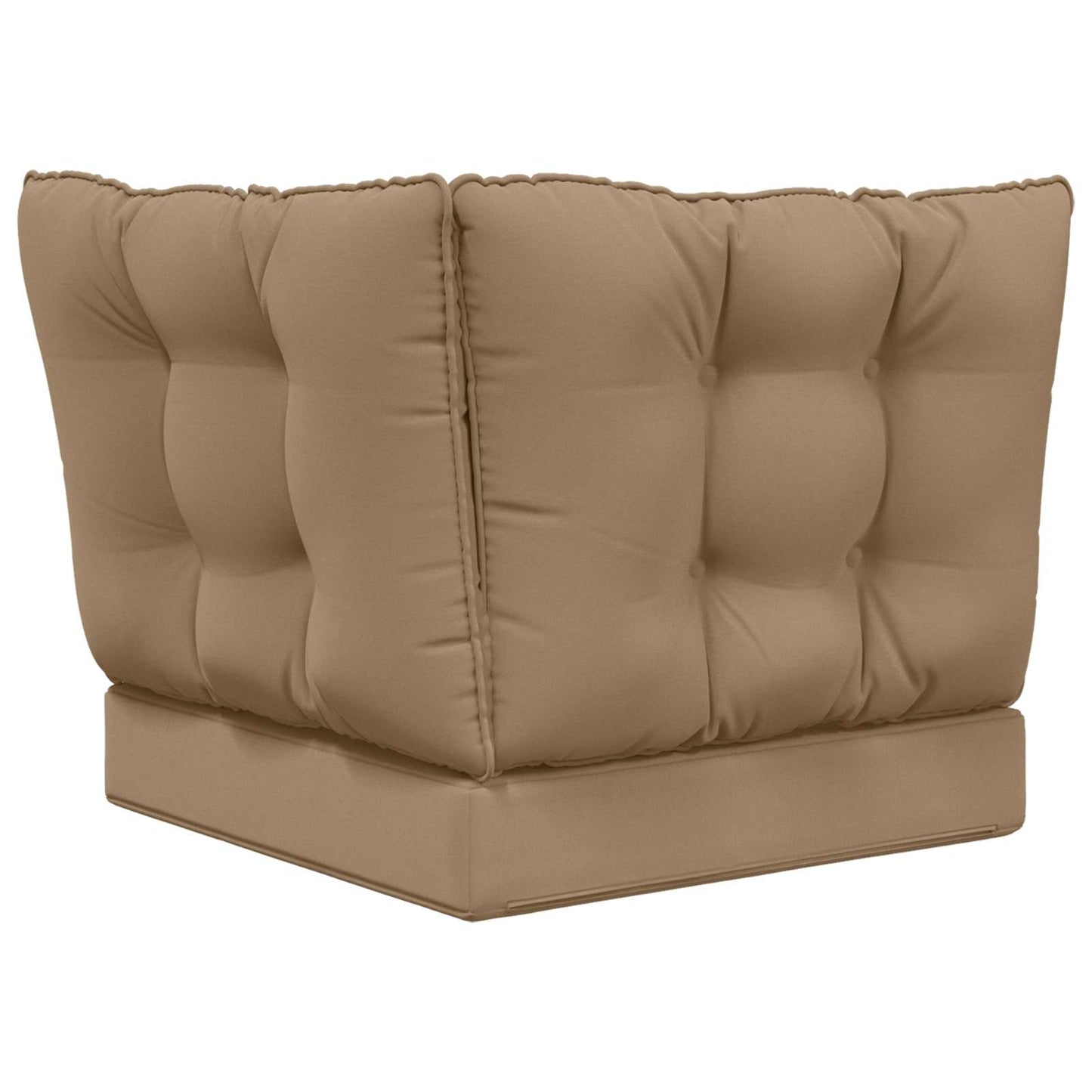 Udendørs Sofa Pude Polyester Gråbrun 50,5 x 50,5 cm