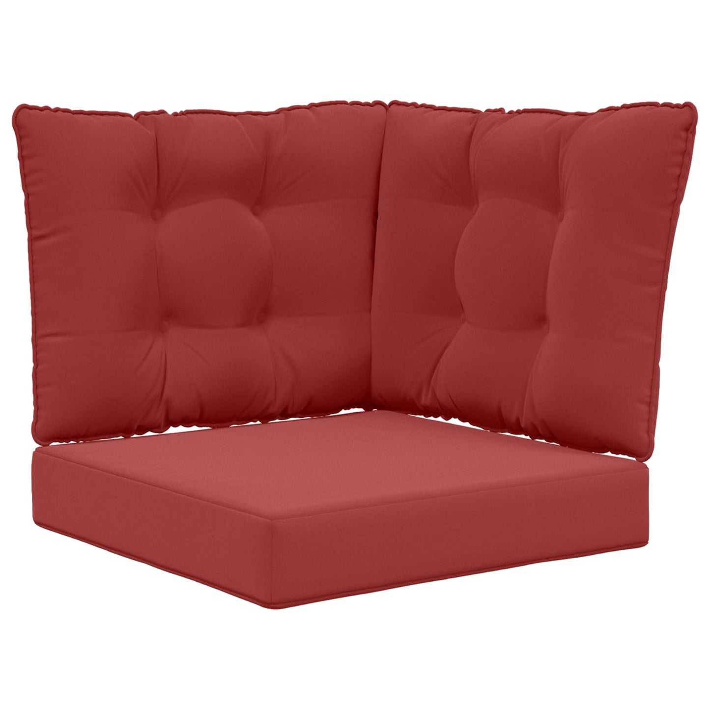 Udendørs Sofa Pude Polyester Vinrød 50,5 x 50,5 cm