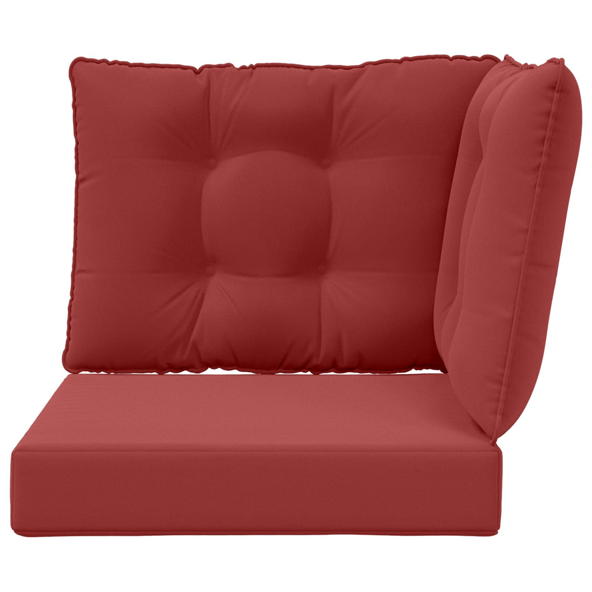 Udendørs Sofa Pude Polyester Vinrød 50,5 x 50,5 cm