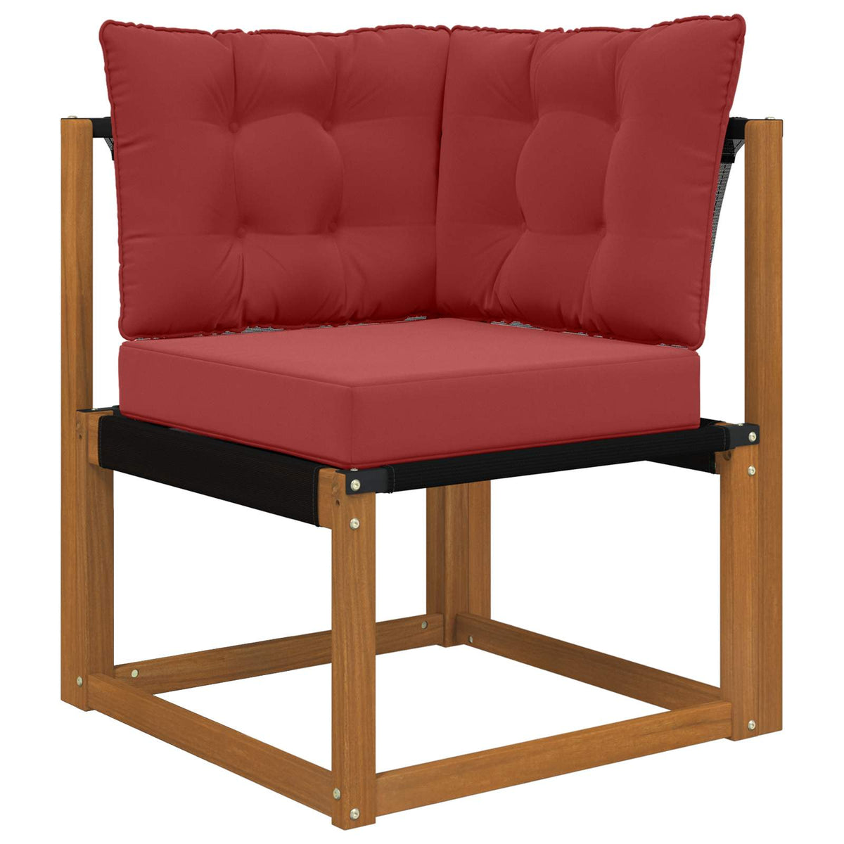 Udendørs Sofa Pude Polyester Vinrød 50,5 x 50,5 cm