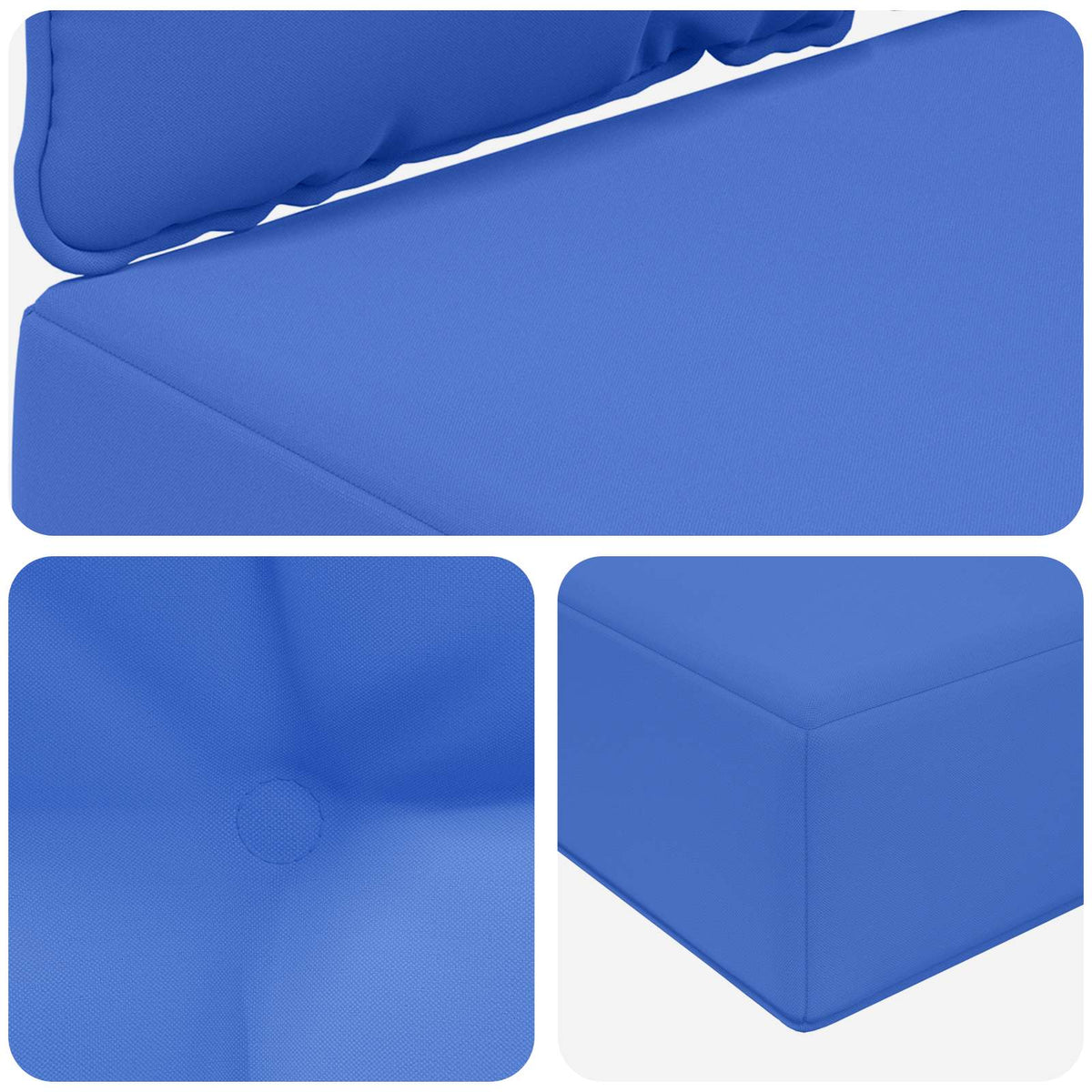 Udendørs Sofa Pude Polyester Kongelig blå 50,5 x 50,5 cm