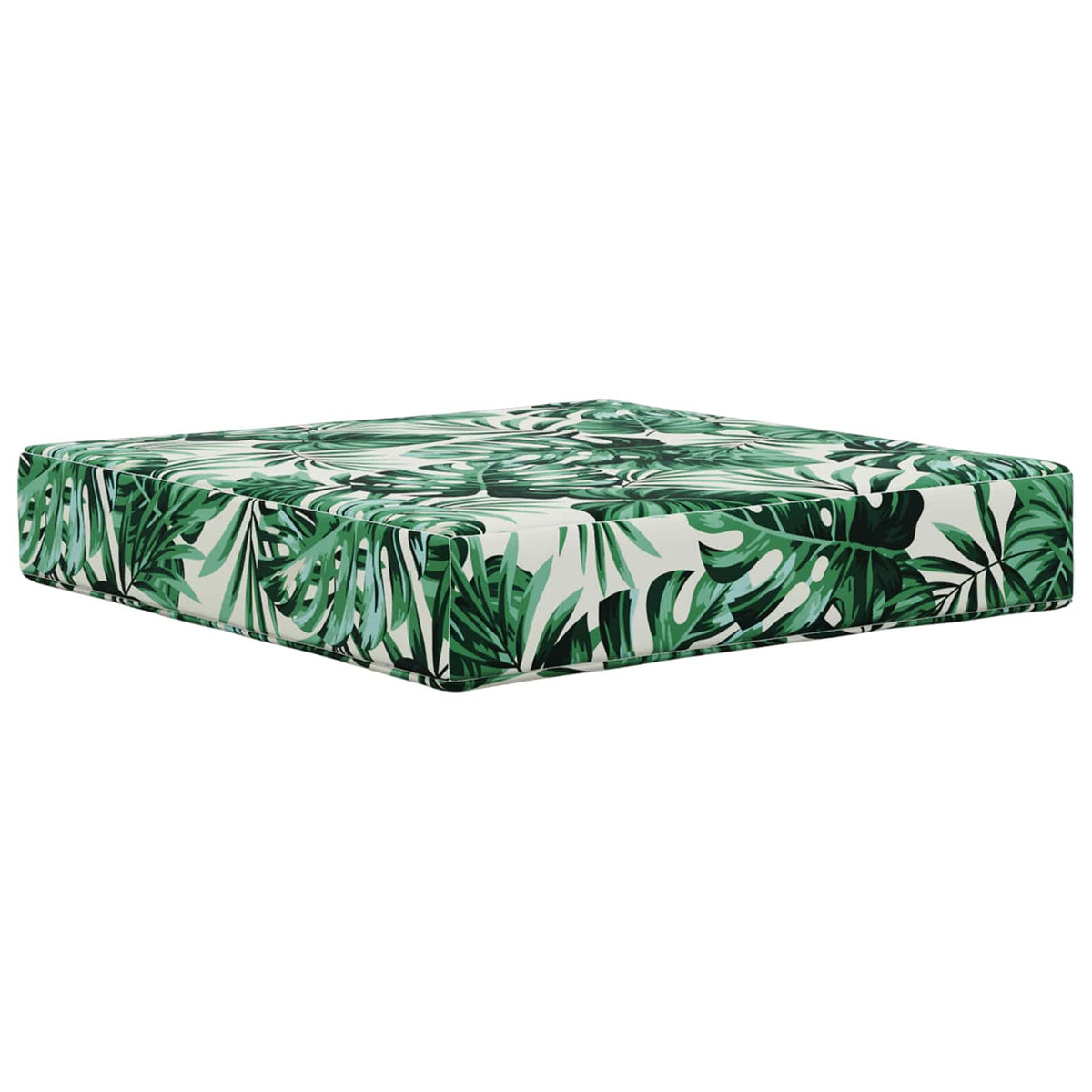 Udendørs Sofa Pude Polyester Bladmønster 50,5 x 50,5 cm