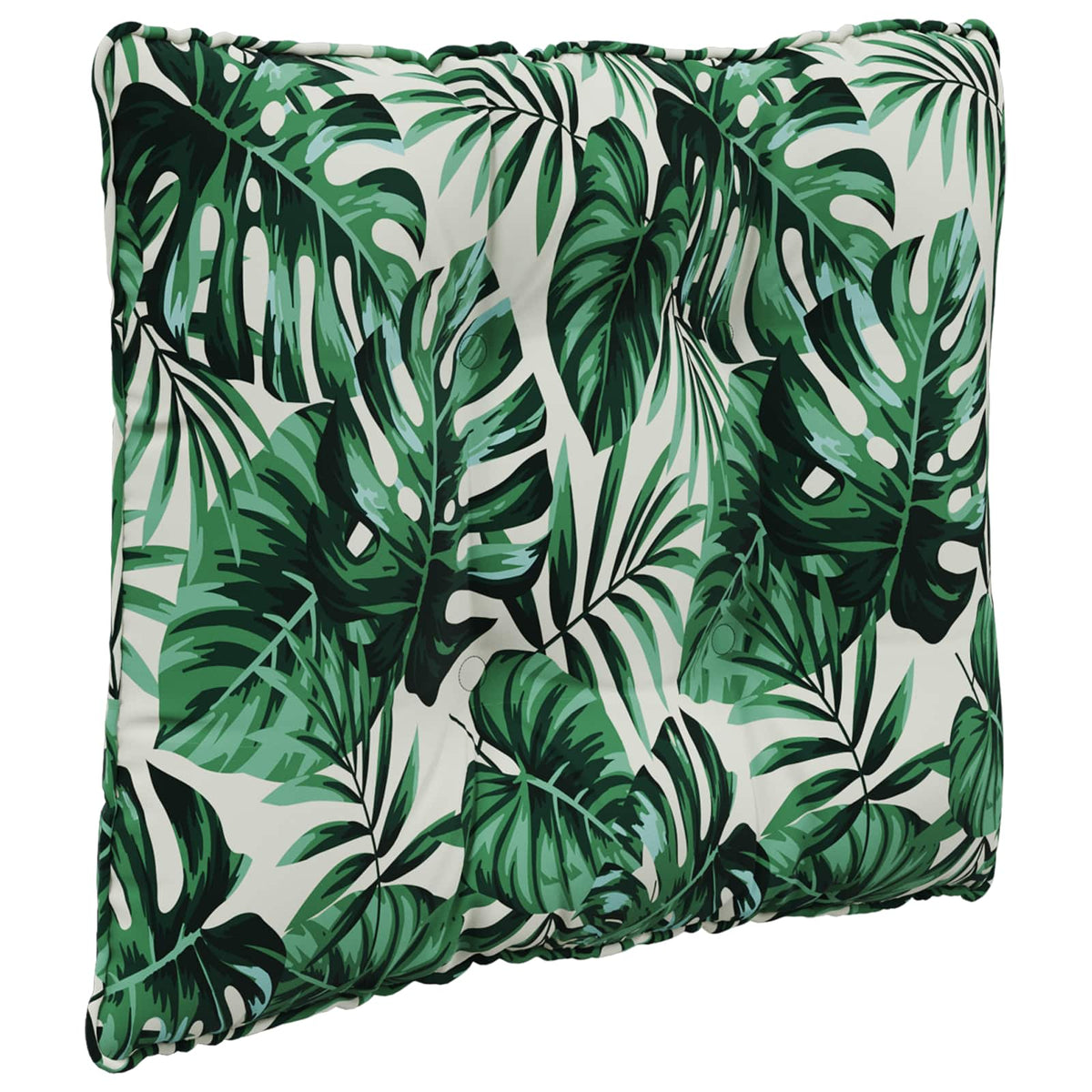 Udendørs Sofa Pude Polyester Bladmønster 50,5 x 50,5 cm