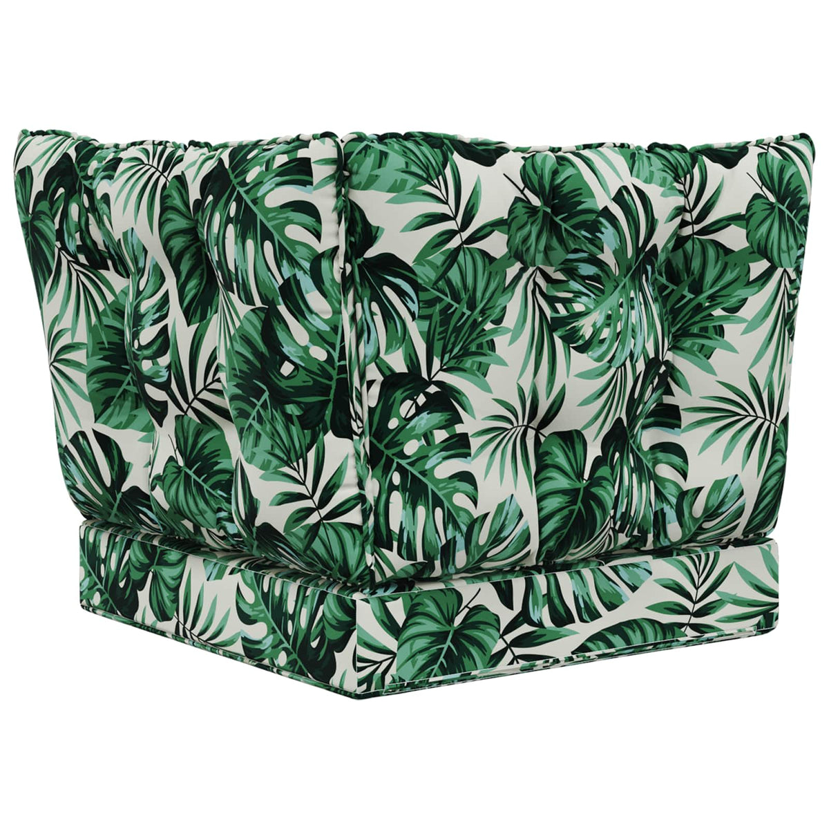 Udendørs Sofa Pude Polyester Bladmønster 50,5 x 50,5 cm