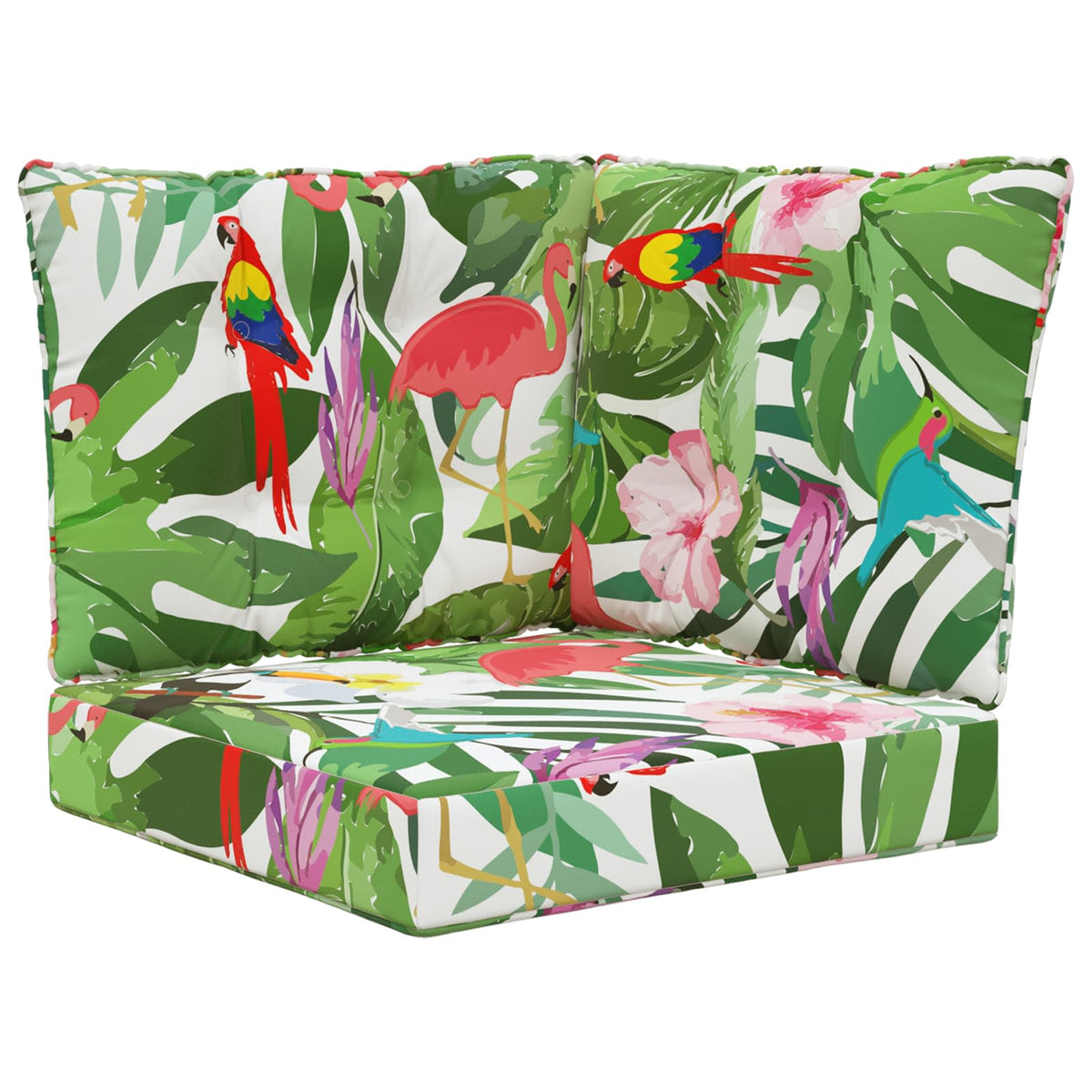 Udendørs Sofa Pude Polyester farverig 50,5 x 50,5 cm