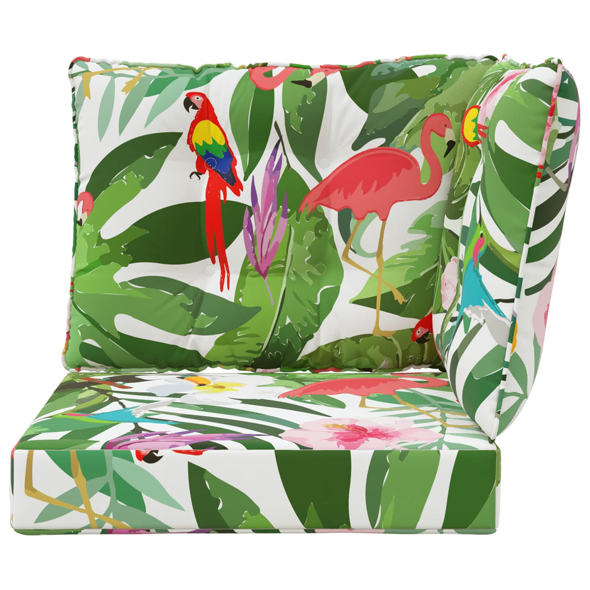 Udendørs Sofa Pude Polyester farverig 50,5 x 50,5 cm
