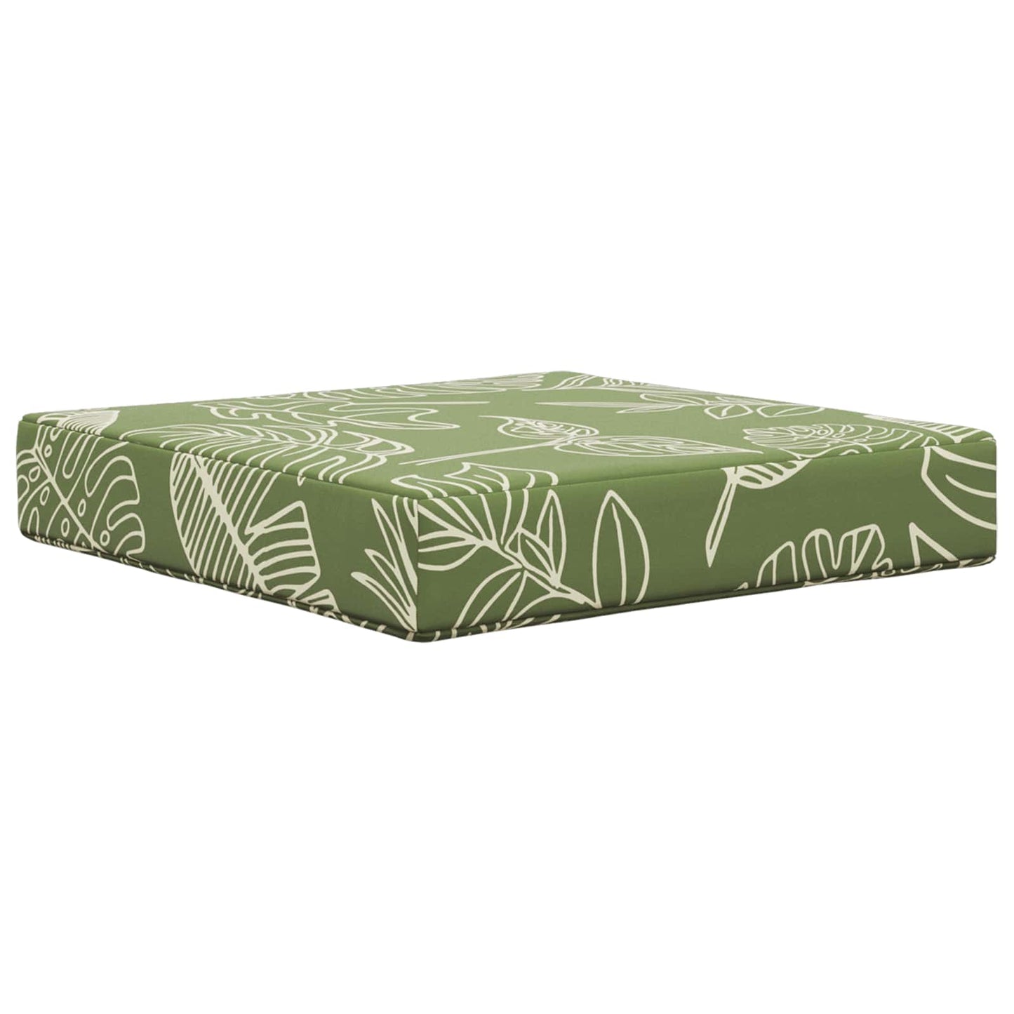 Udendørs Sofa Pude Polyester Bladdesign 50,5 x 50,5 cm