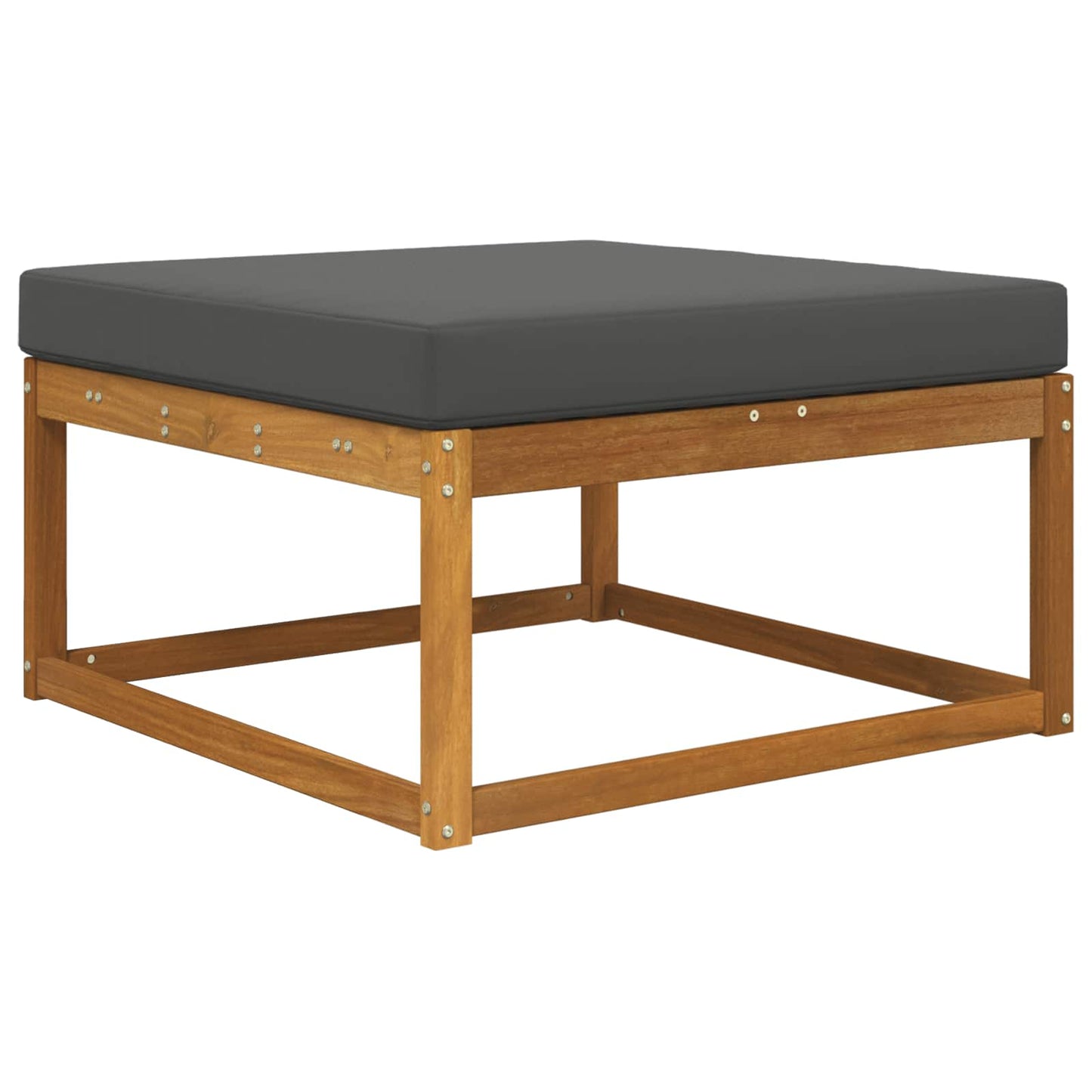 Udendørs Sofa Pude Polyester Antracit 80 x 80 cm