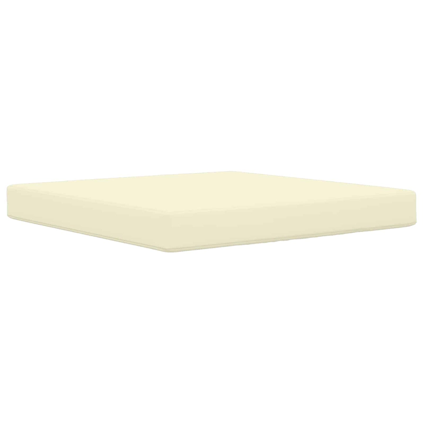 Udendørs Sofa Pude Polyester Cremefarvet 80 x 80 cm