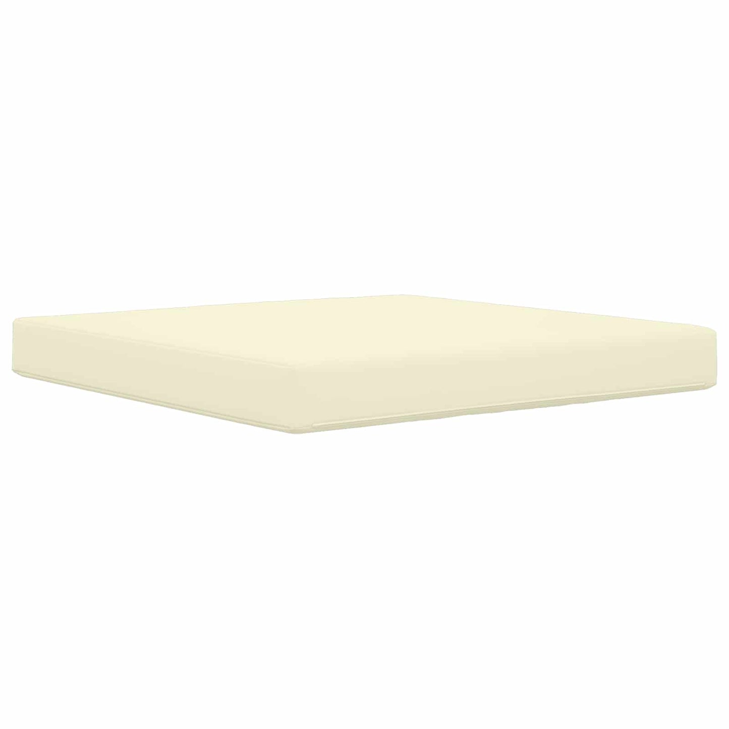 Udendørs Sofa Pude Polyester Cremefarvet 80 x 80 cm