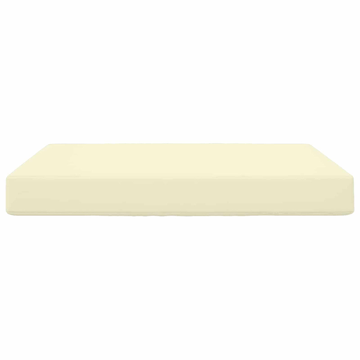 Udendørs Sofa Pude Polyester Cremefarvet 80 x 80 cm