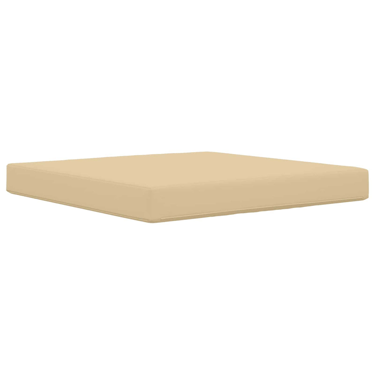 Udendørs Sofa Pude Polyester Beige 80 x 80 cm