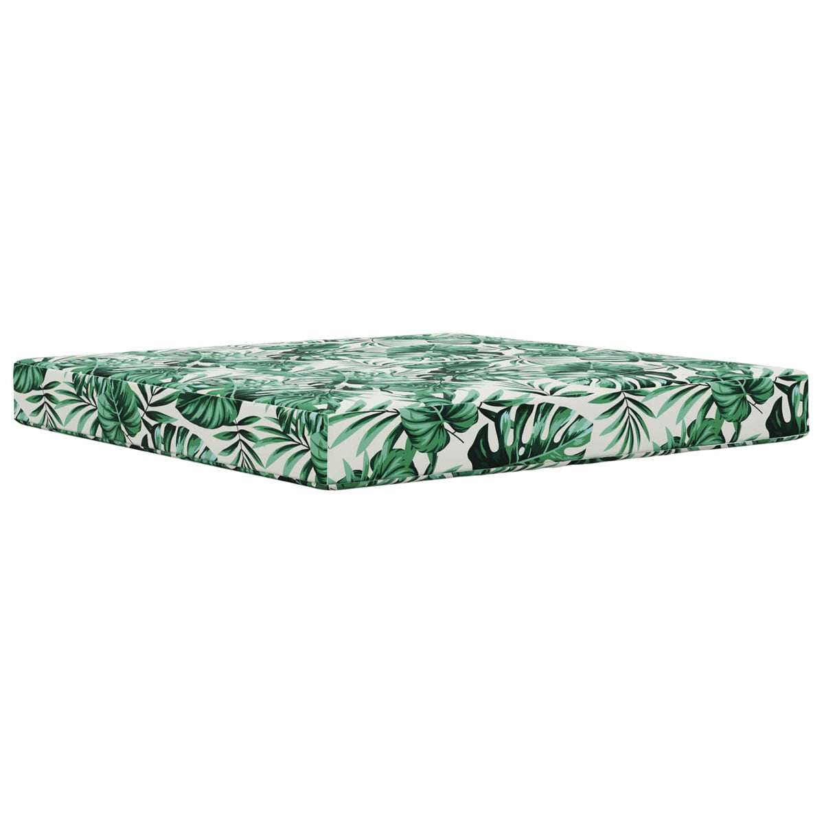 Udendørs Sofa Pude Polyester Bladmønster 80 x 80 cm Bladmønster