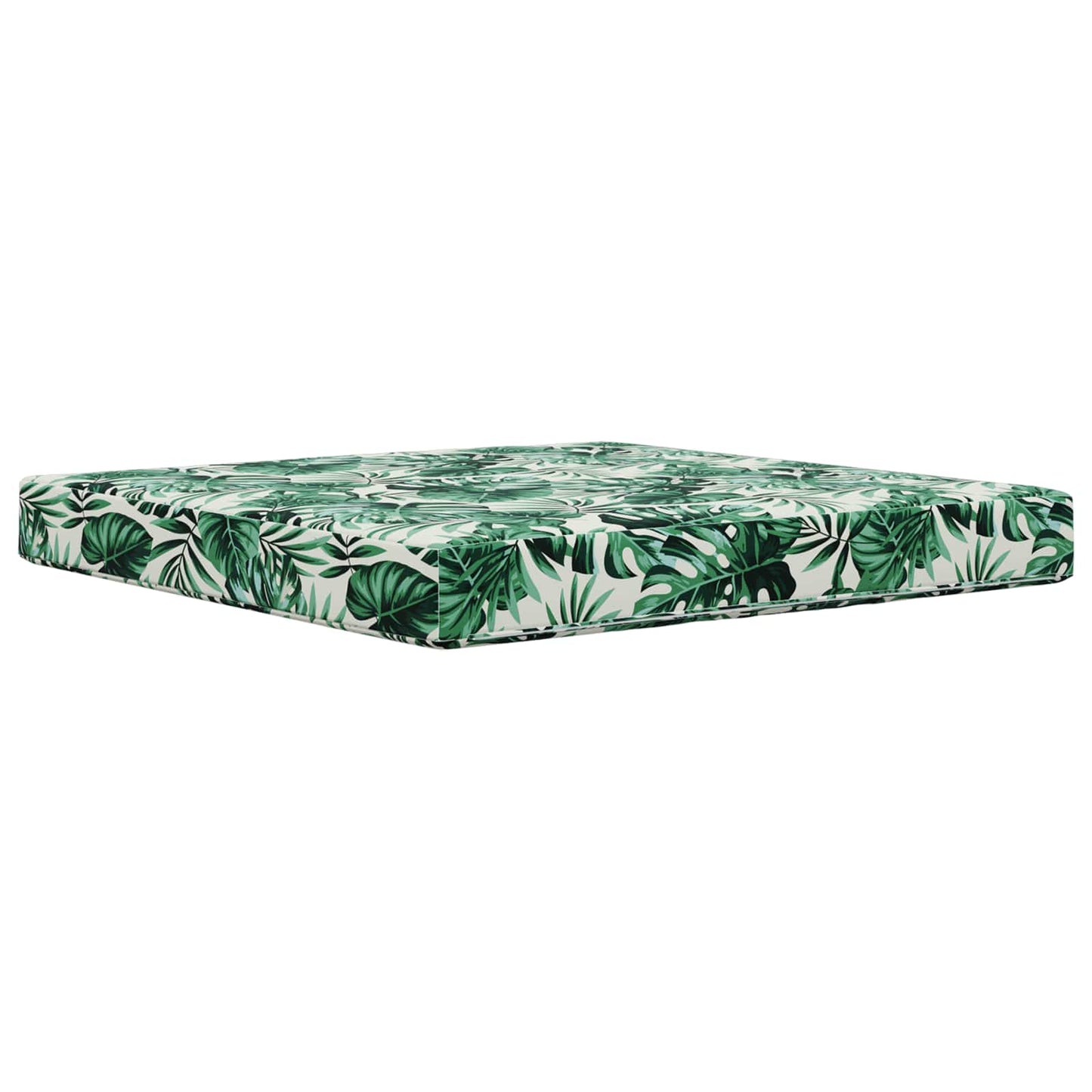 Udendørs Sofa Pude Polyester Bladmønster 80 x 80 cm Bladmønster