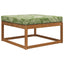 Udendørs Sofa Pude Polyester Bladdesign 80 x 80 cm Bladdesign