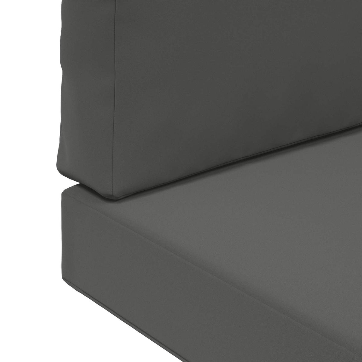 Udendørs Sofa Pude Polyester Antracit 80 x 80 cm