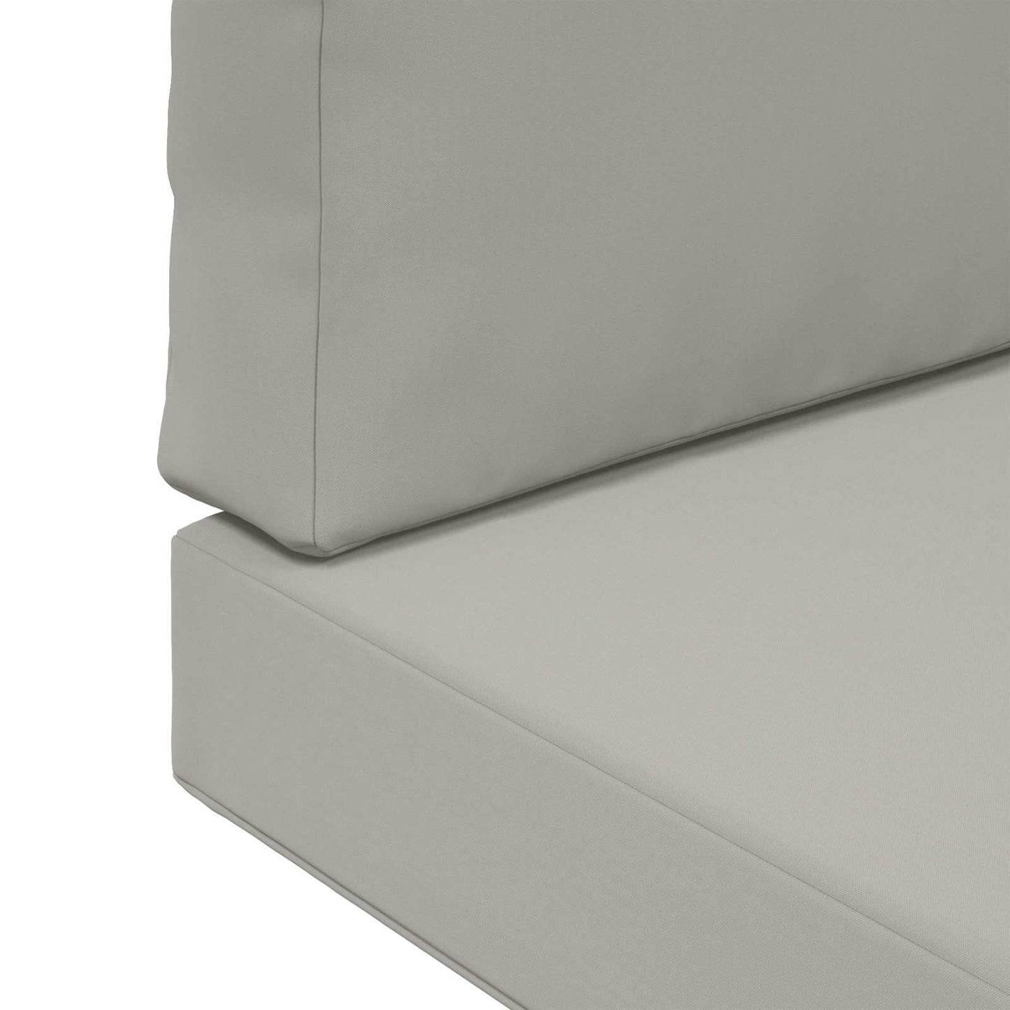 Udendørs Sofa Pude Polyester Grå 80 x 80 cm