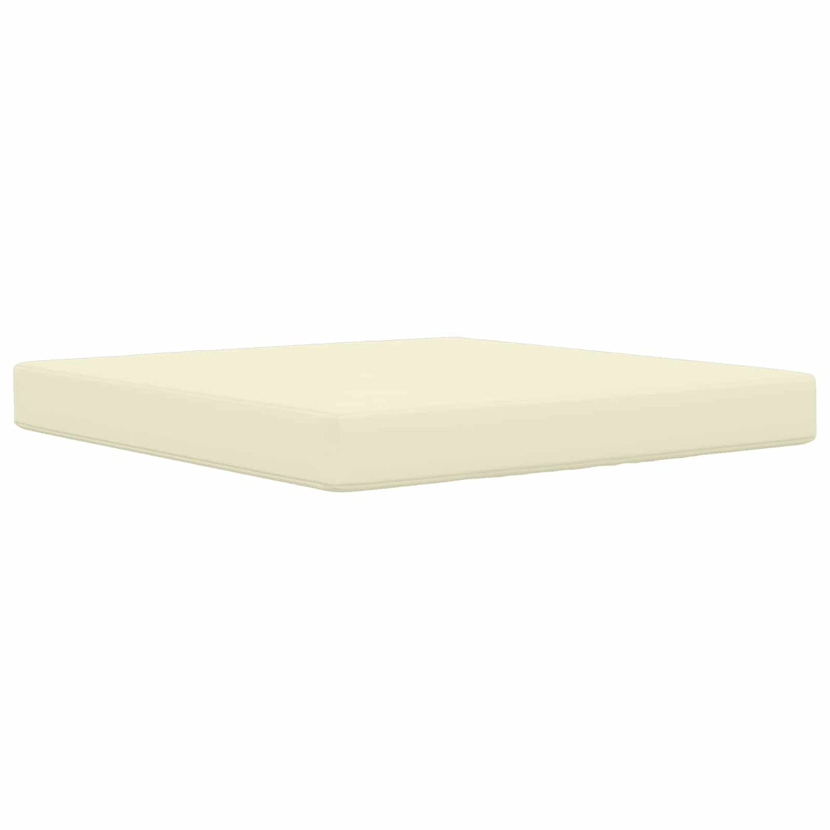 Udendørs Sofa Pude Polyester Cremefarvet 80 x 80 cm
