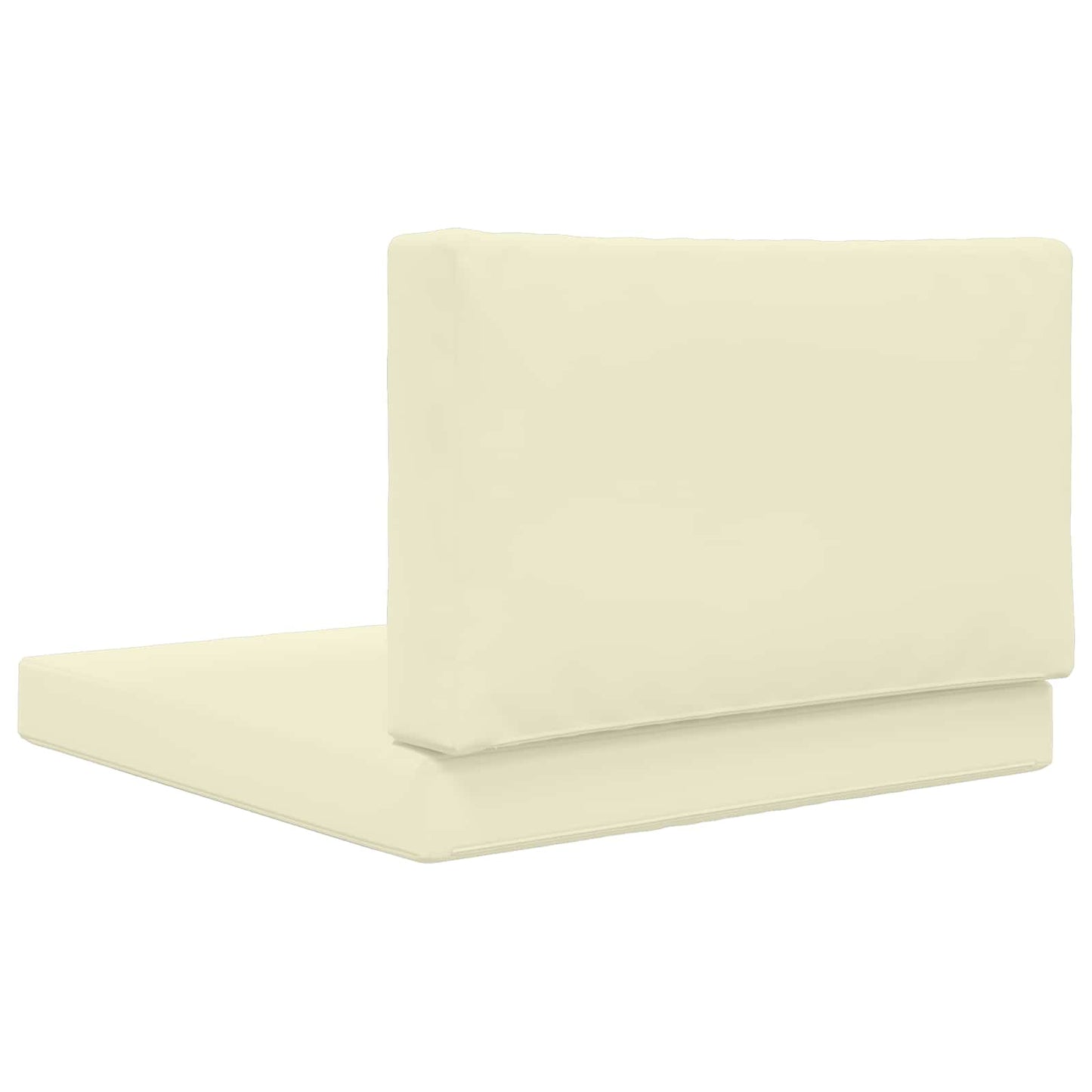Udendørs Sofa Pude Polyester Cremefarvet 80 x 80 cm