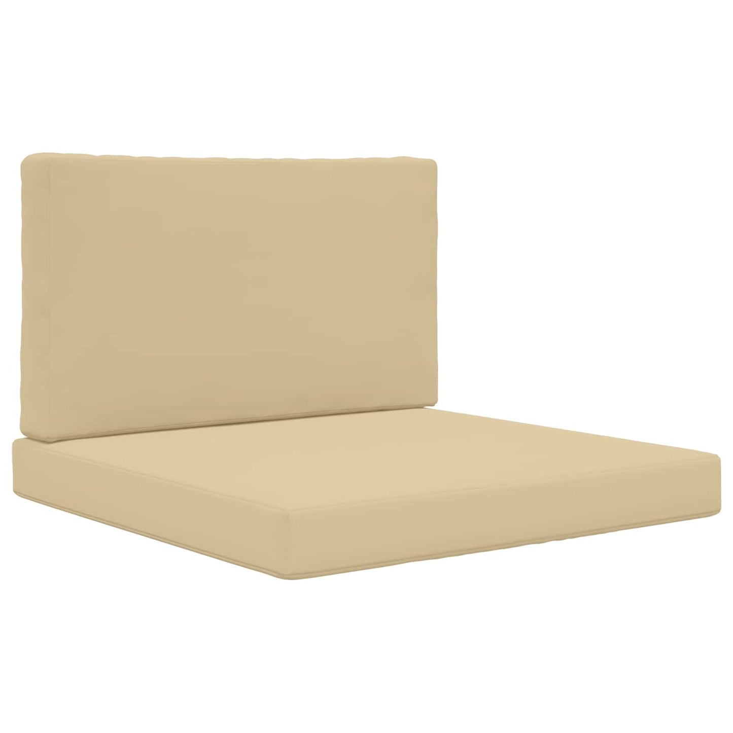 Udendørs Sofa Pude Polyester Beige 80 x 80 cm