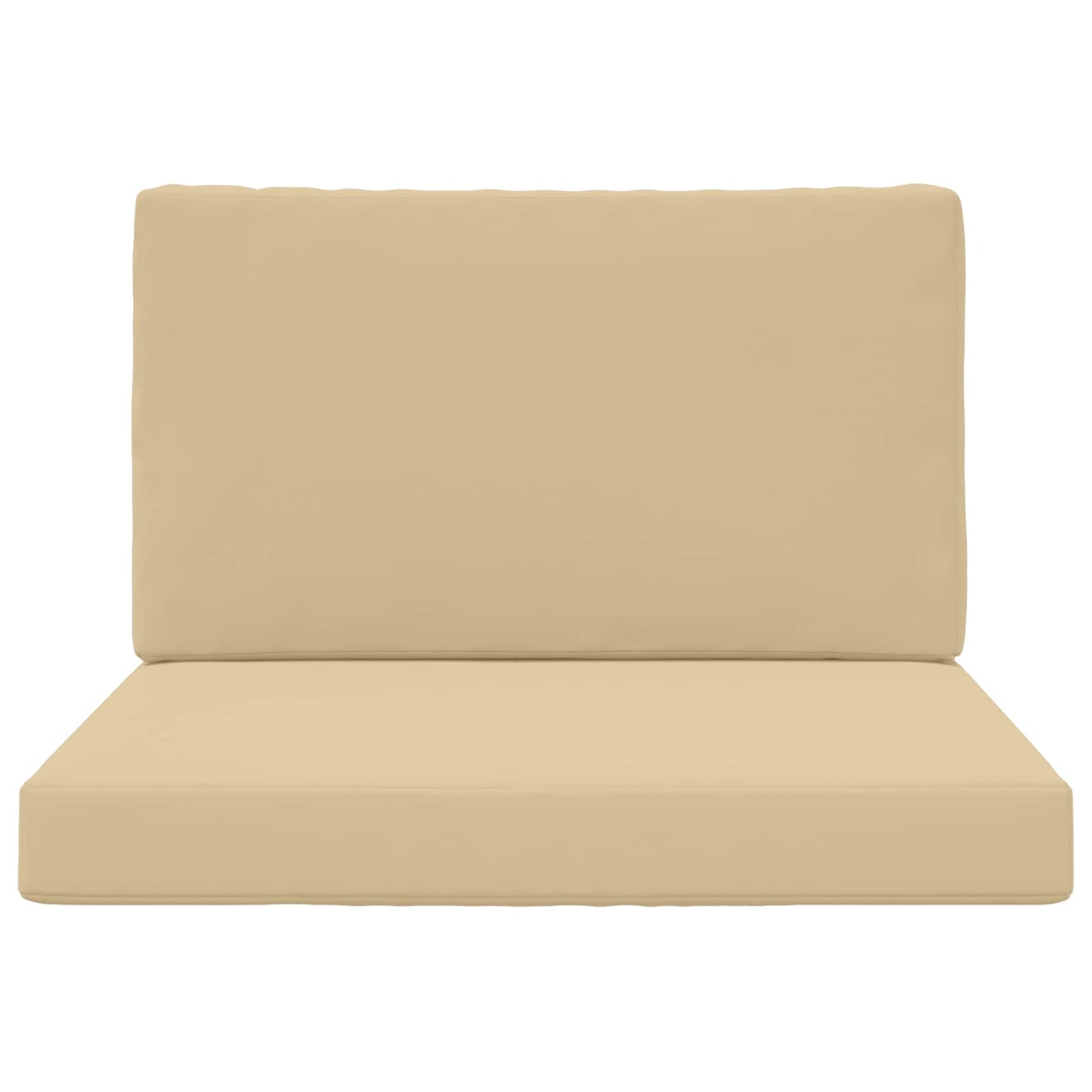 Udendørs Sofa Pude Polyester Beige 80 x 80 cm