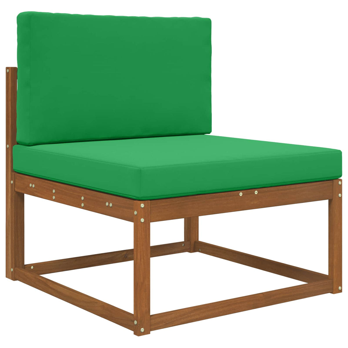 Udendørs Sofa Pude Polyester Grøn 80 x 80 cm