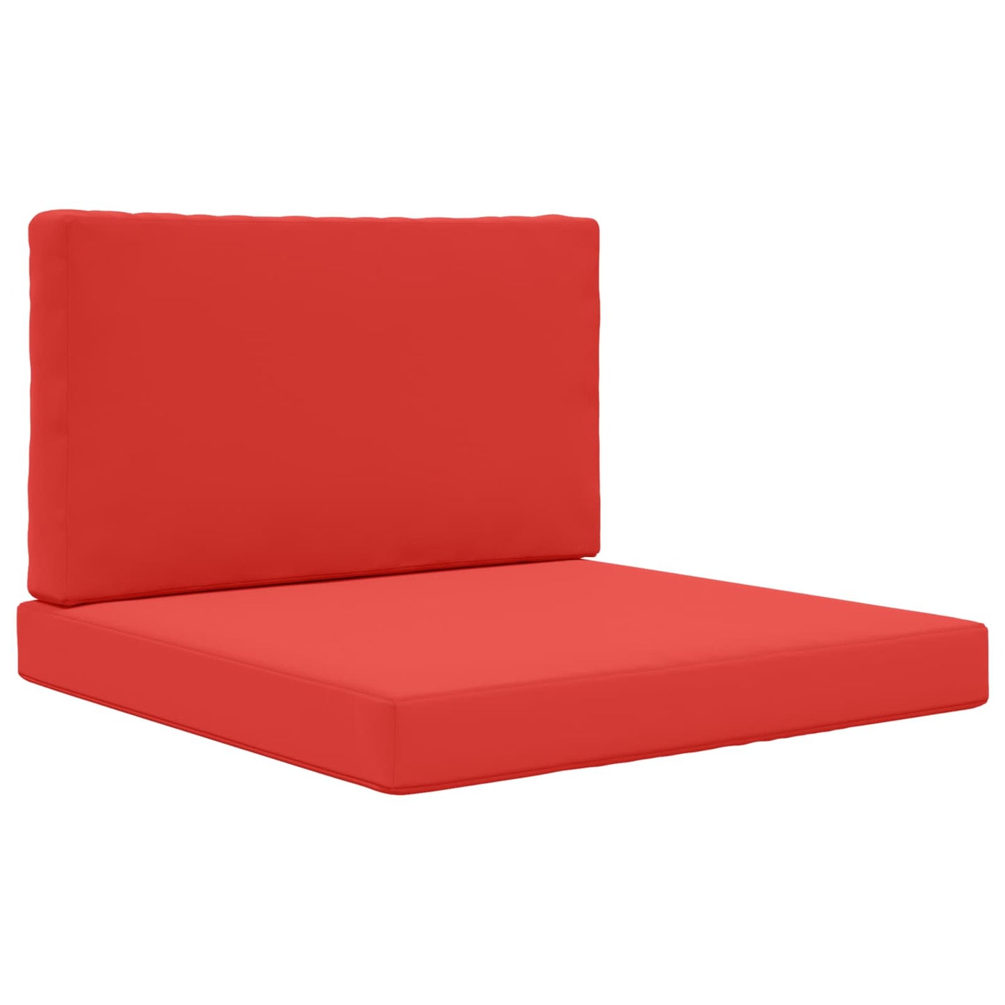 Udendørs Sofa Pude Polyester Rød 80 x 80 cm
