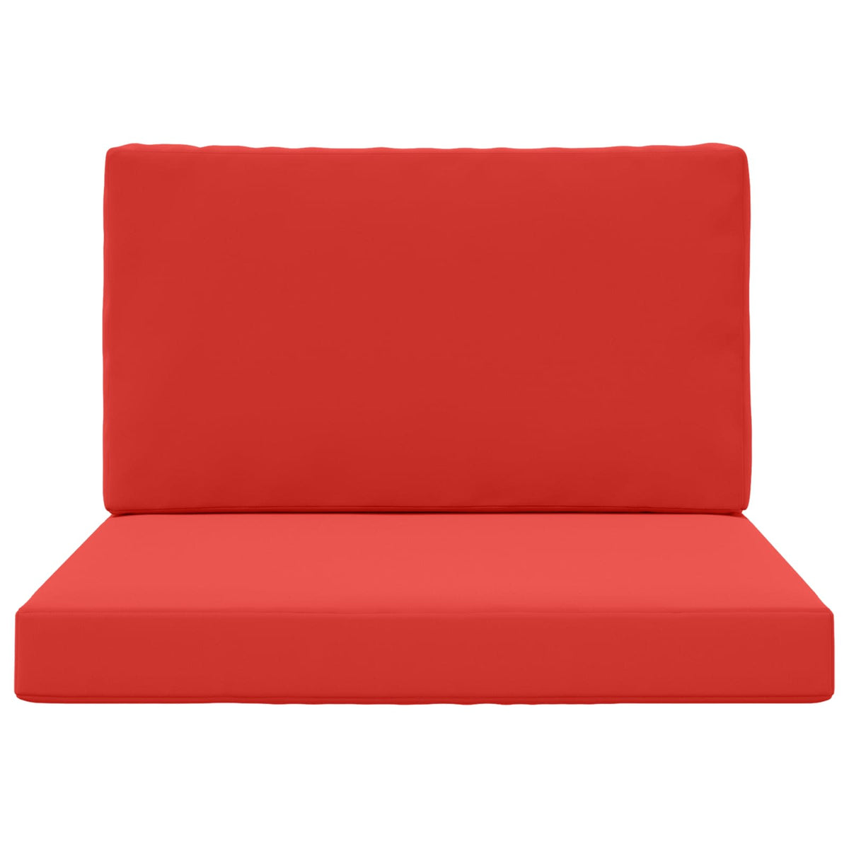 Udendørs Sofa Pude Polyester Rød 80 x 80 cm