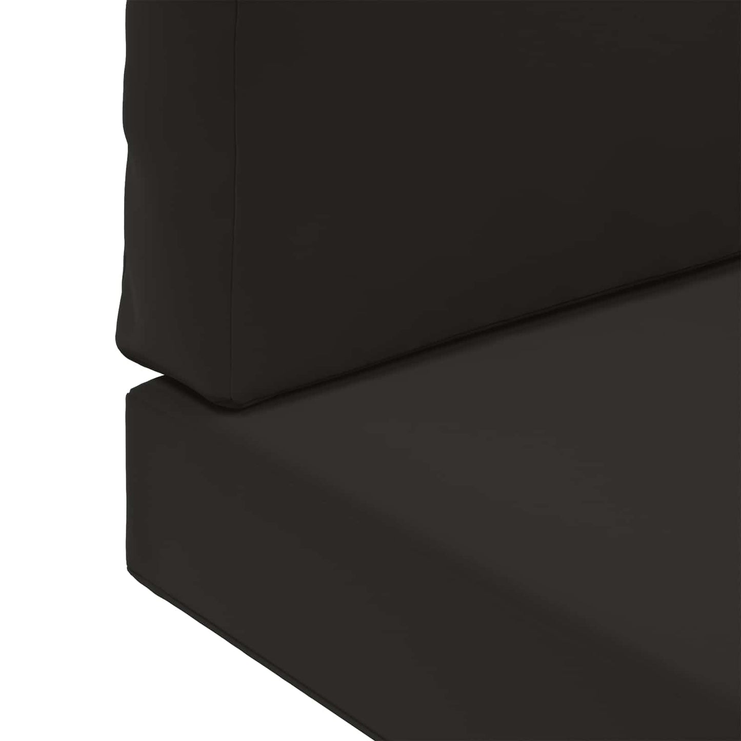 Udendørs Sofa Pude Polyester Sort 80 x 80 cm