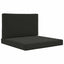 Udendørs Sofa Pude Polyester Sort 80 x 80 cm