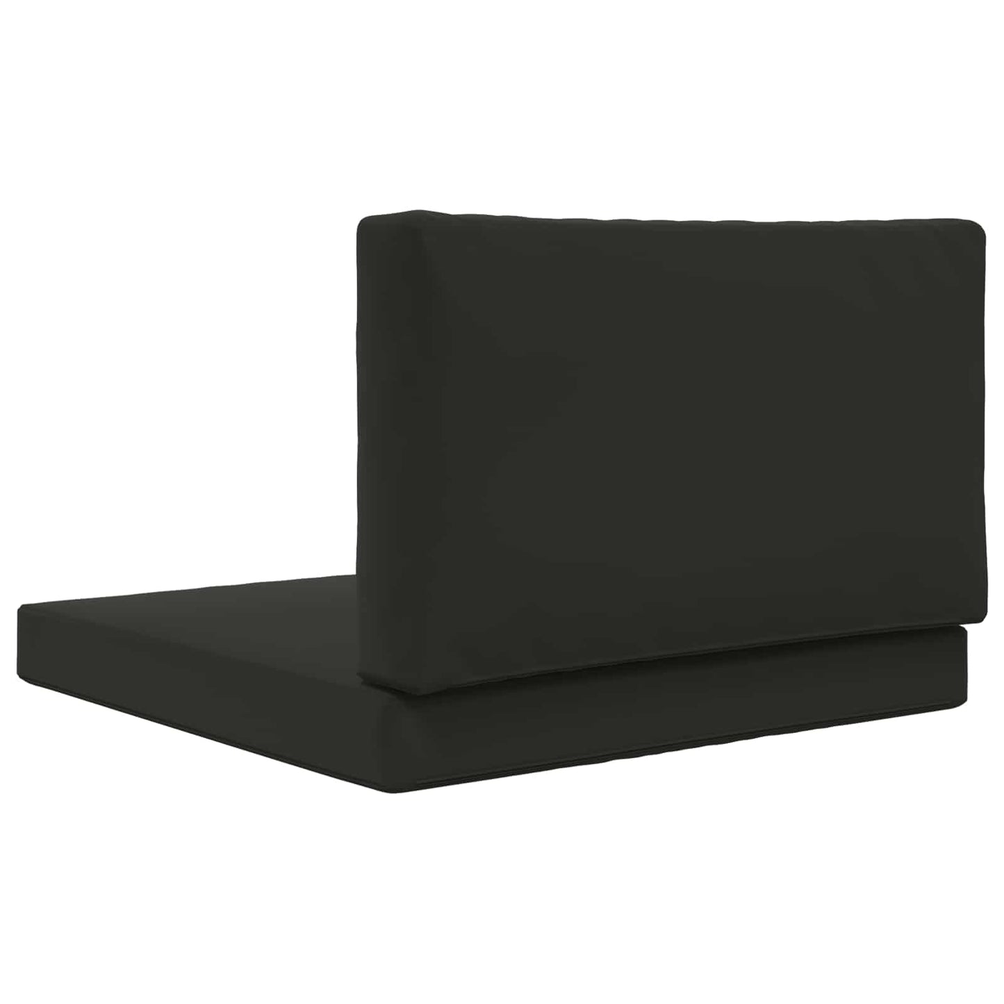 Udendørs Sofa Pude Polyester Sort 80 x 80 cm