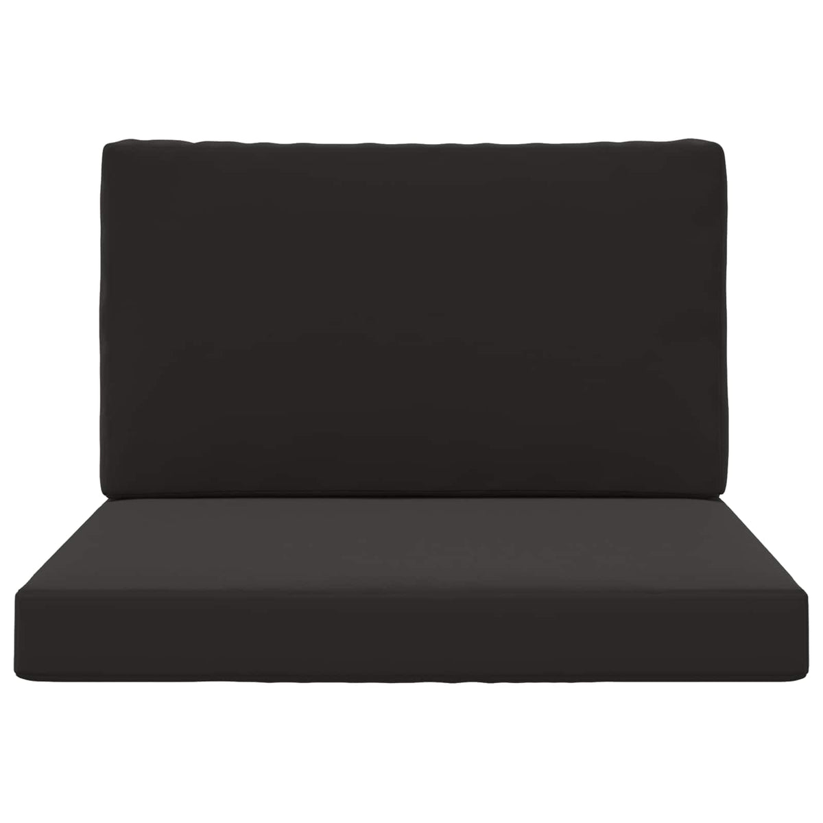 Udendørs Sofa Pude Polyester Sort 80 x 80 cm