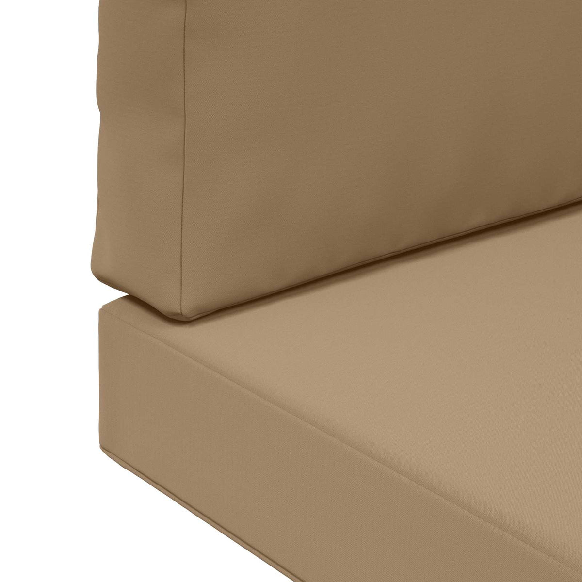 Udendørs Sofa Pude Polyester Gråbrun 80 x 80 cm